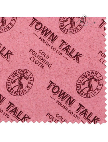 Town Talk Gold Polishing Cloth | Clean & Shine Gold Jewellery - 30x45cm