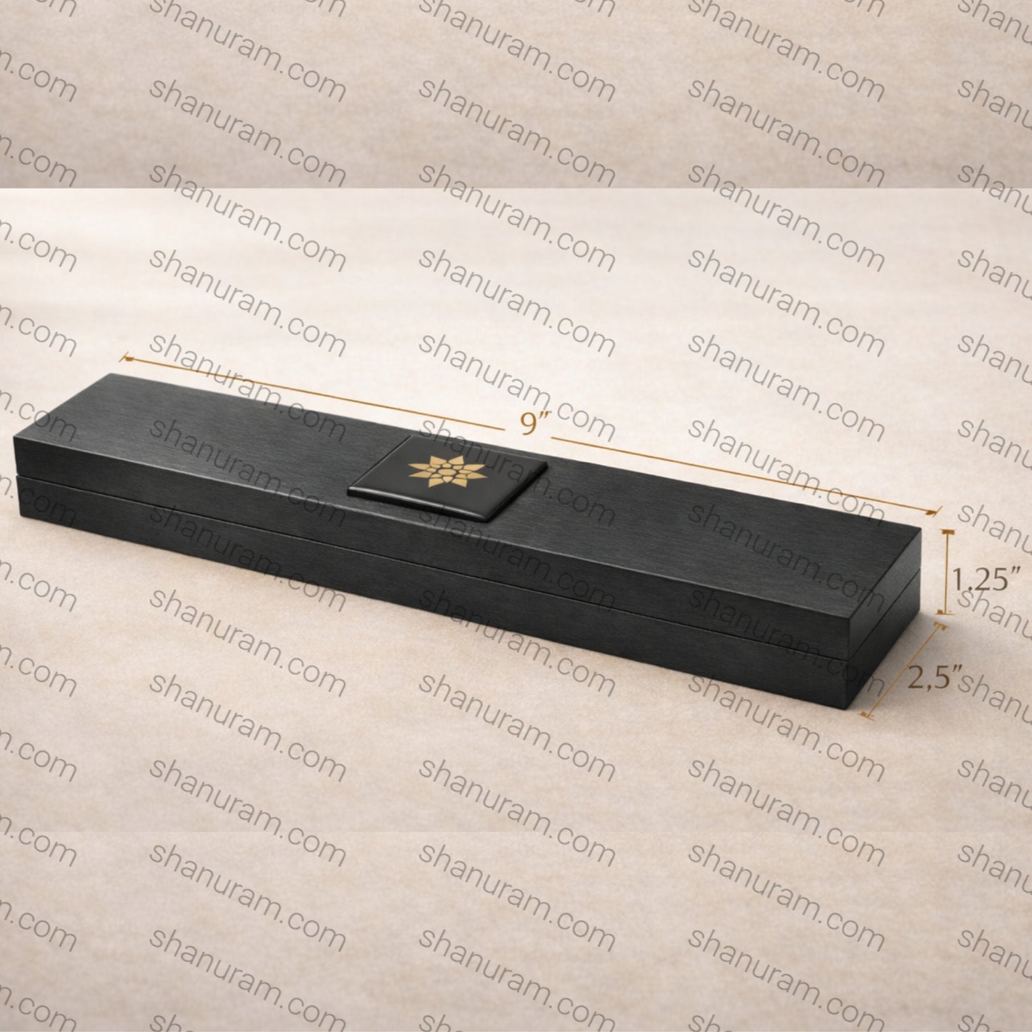 SCJ Luxury Black Chain Box – Premium Velvet Jewellery Chain Storage Box