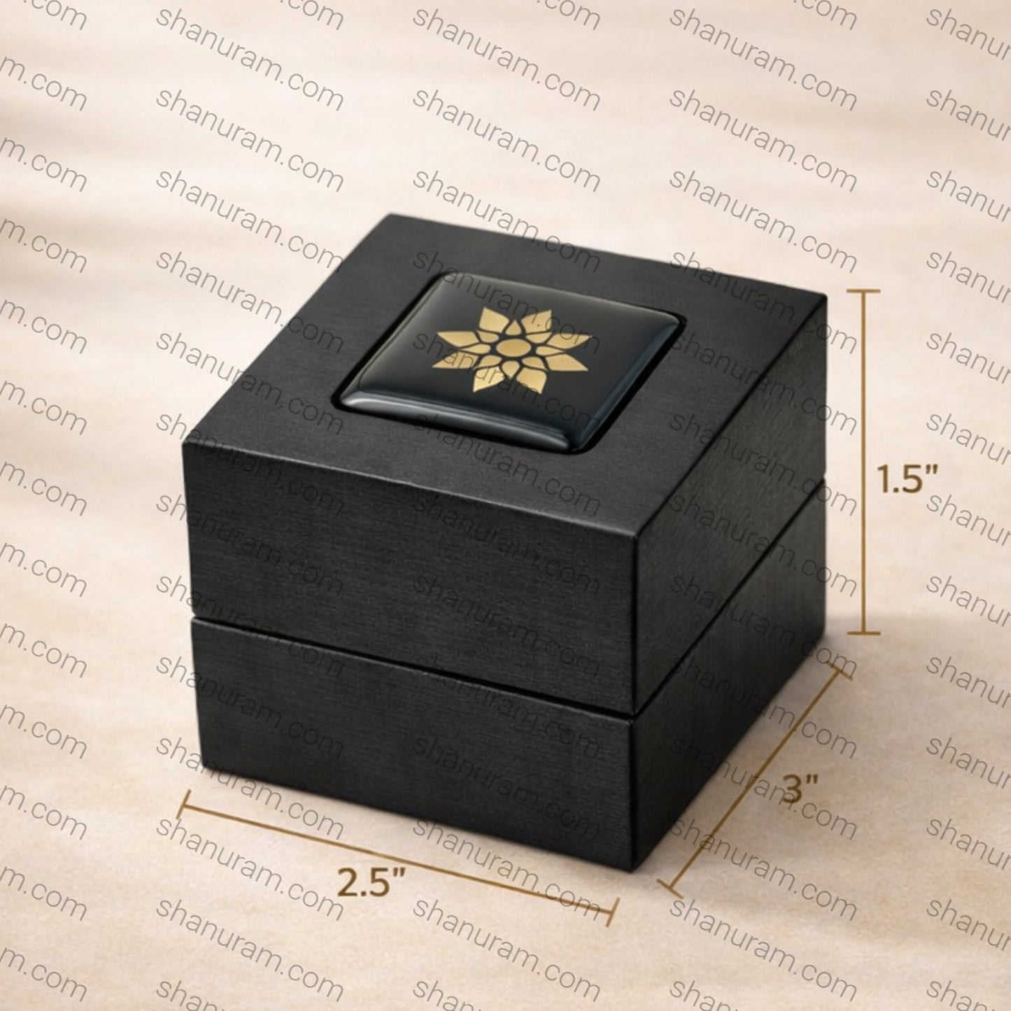 SCJ Luxury Black Earring Box – Premium Velvet Jewellery Earring Storage Box