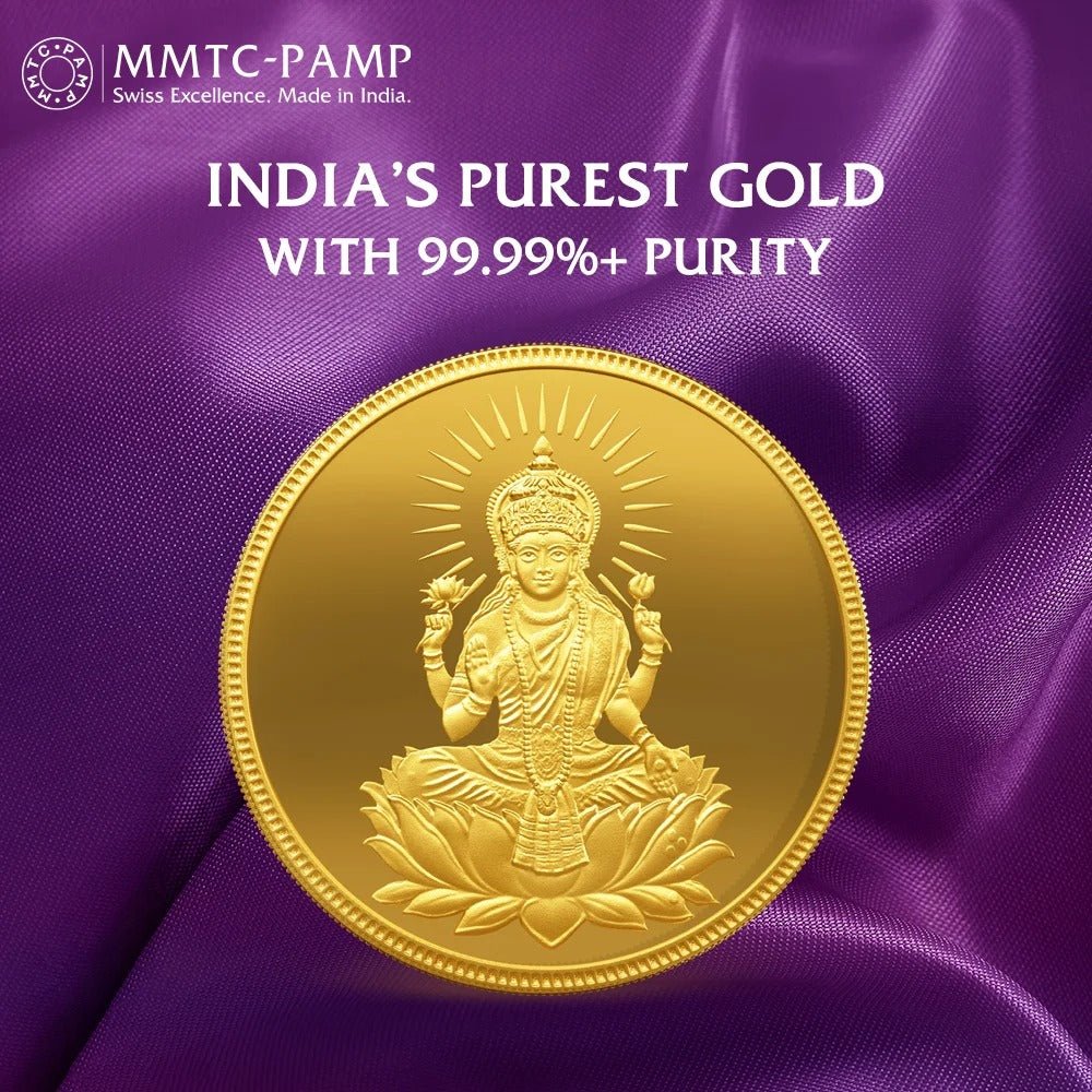 Lakshmi 24k (999.9) 5 gm Gold Coin