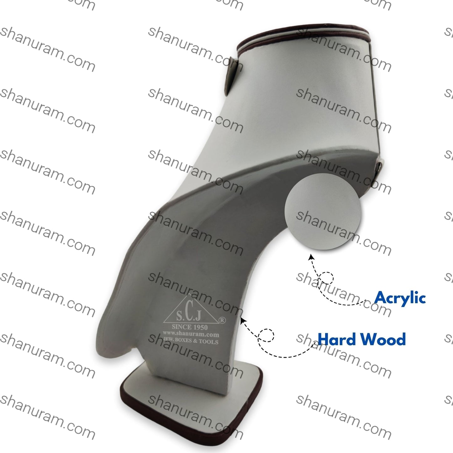 Neckform Allure Leatherette Display Stand, 12" inch