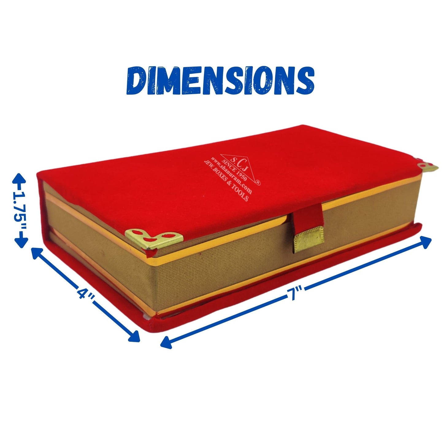 Traditional Velvet Double Bangle Box (NGP) | Double Bangle Jewellery Box