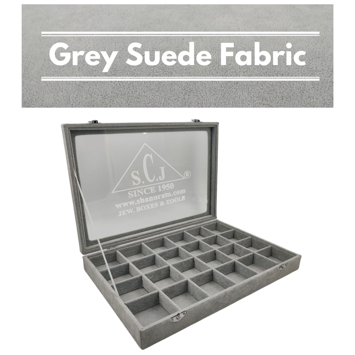 24-Grid Jewellery Storage Display Box | Jewelry Storage Display Box