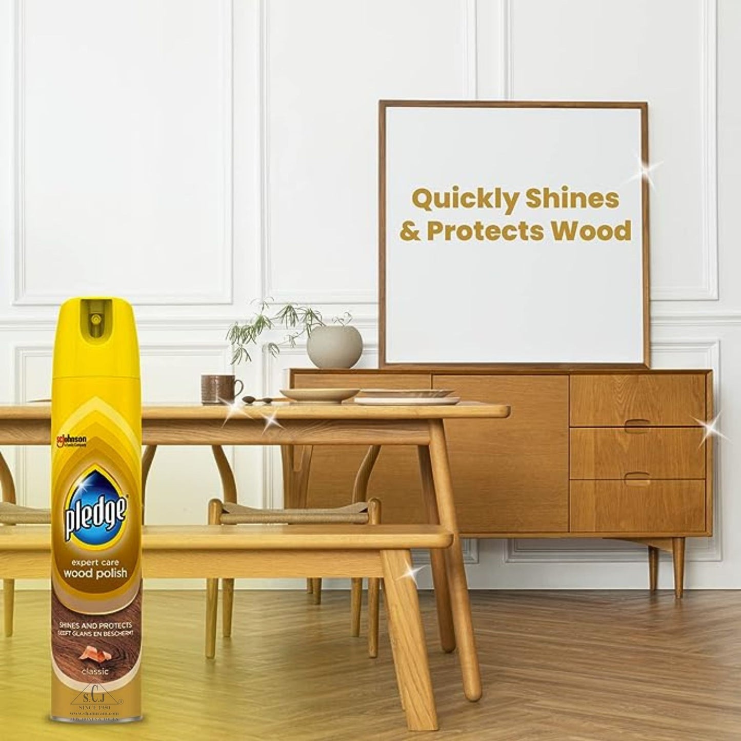 Pledge Furniture Polish Classic | Wood Care & Shine - 250ml