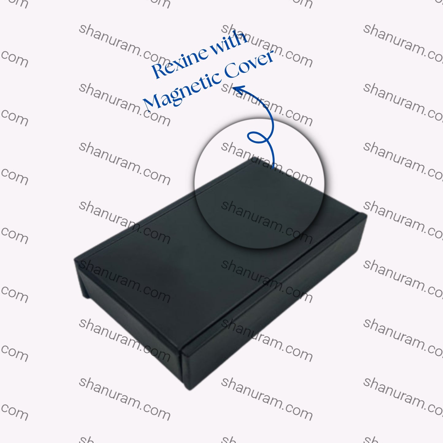 3 Line White Stone Box