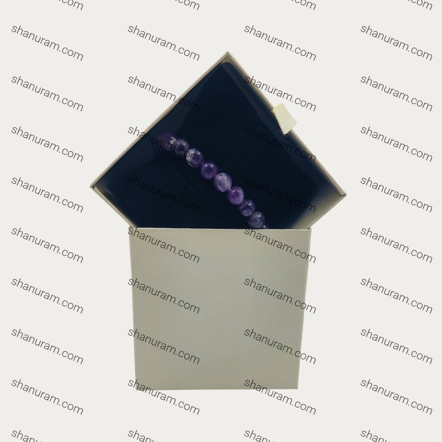 ASTRODIDI Stone Amethyst Healing Bracelet For Unisex-Adult