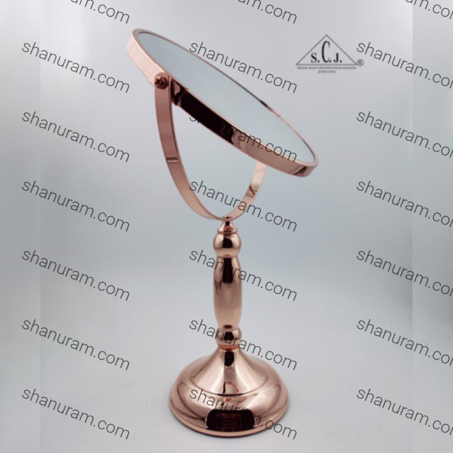 Coesmatic Rose Gold Oval 3X Magnifying Mirror
