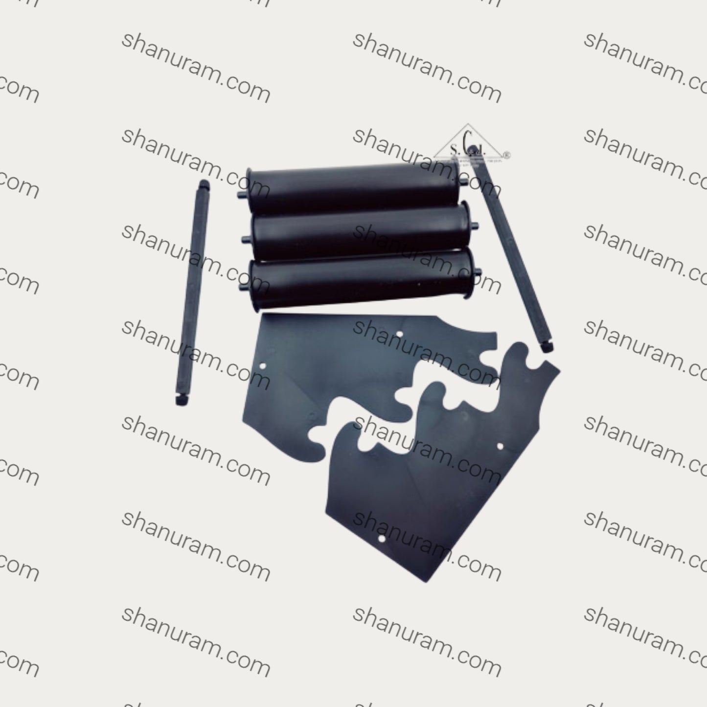 3 Roll Bangle Plastic Display Stand