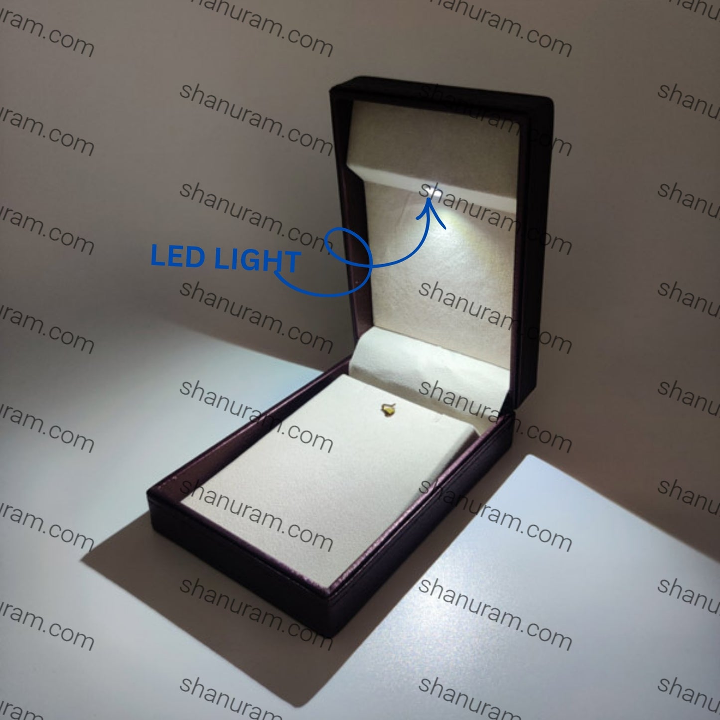 Leather Type Marble Polish Pendant Set LED Light Box