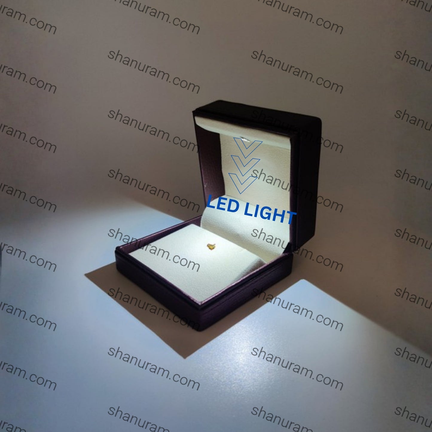 Leather Type Marble Polish Pendant LED Light Box