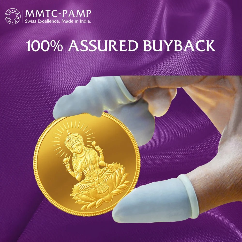 Lakshmi 24k (999.9) 5 gm Gold Coin