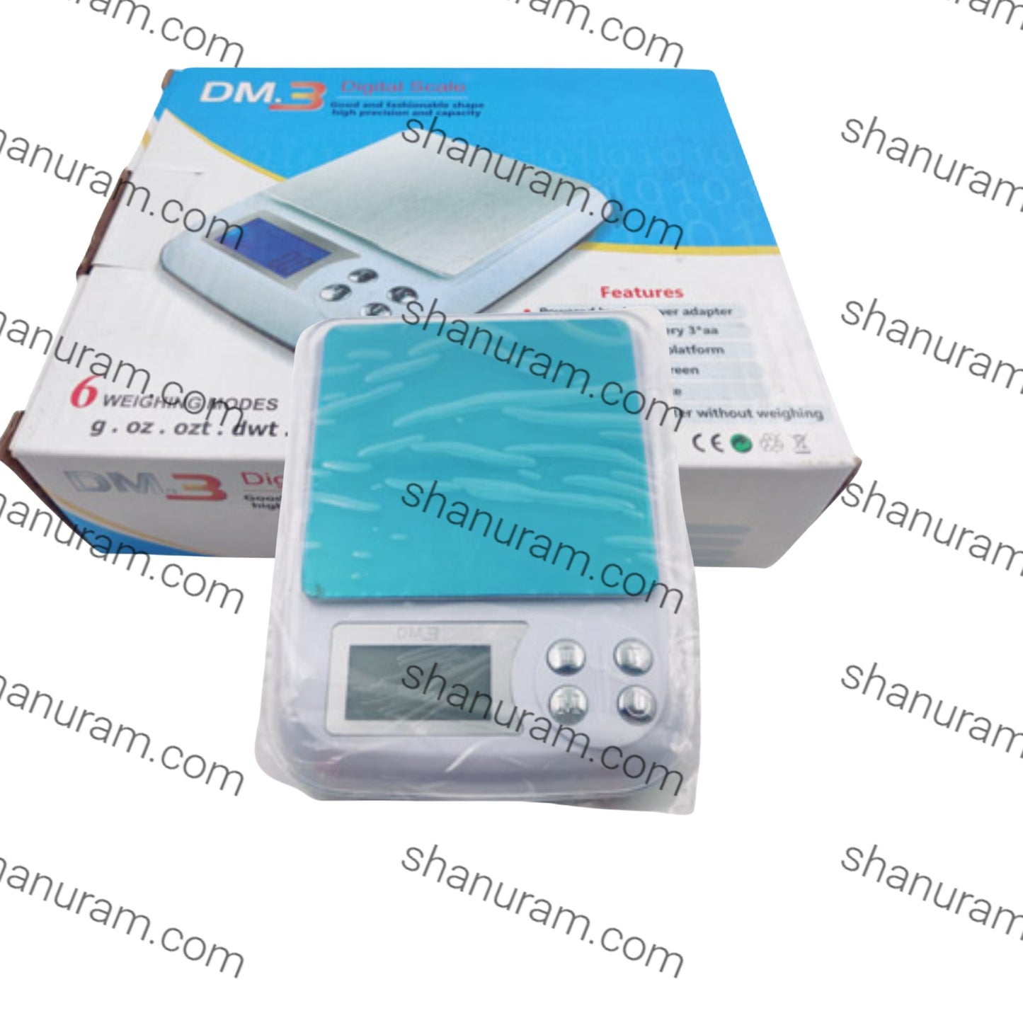 DM.3 Digital Scale 600g × 0.01g | 6 Weighing Modes: g / oz / ozt / dwt / gn / ct
