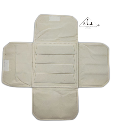 Brown Suede Fabric Tops Organizer Folder