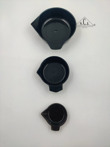 Plastic Weighing Dishes 3 Sizes Narrow Spout Plastic Weighing Dishes for Food Weighing Scales Jewellery Liquid Powder Laboratory supplies