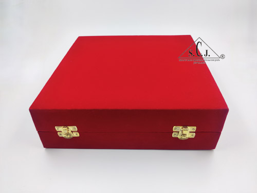 Red Velvet 4-set Silver Plated Bowl Box