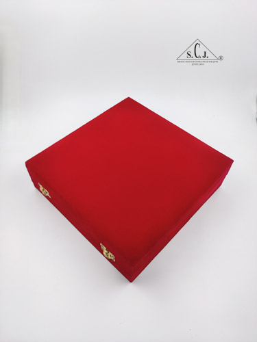 Red Velvet 4-set Silver Plated Bowl Box
