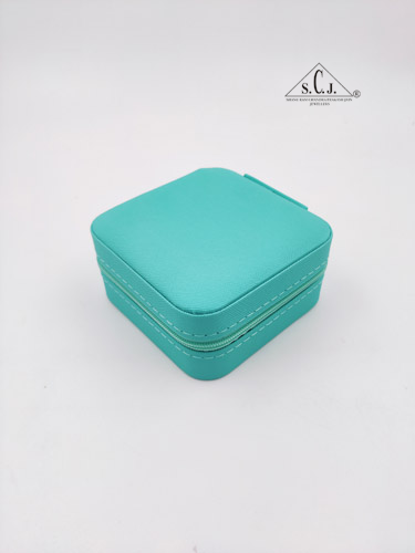 Turquoise Green Premium Multi-Function Jewellery Organizer Case for Earrings, Chains & Rings