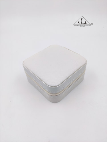 White Premium Multi-function Wardrobe Jewellery organizer Case for Earrings, Chains, Rings