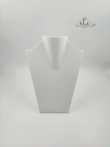 Chain, Necklace Jewelery Display Stand Jewellery Organizer, 10" White