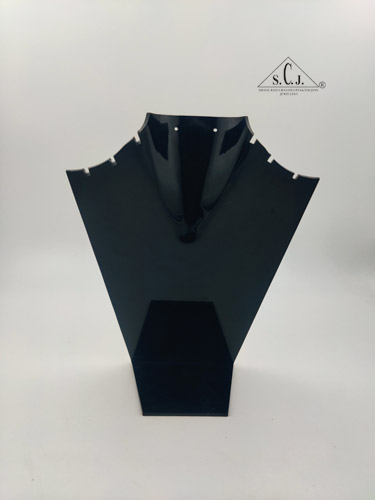 Chain, Necklace Jewellery Display Stand Jewellery Organizer, 9" Black