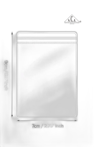 Hard- Zip lock Pouch 100 piece/pack 7*9 (cm)