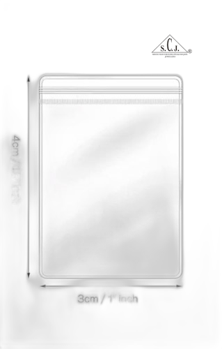 Hard- Zip lock Pouch 100 piece/pack 3*4 (cm)