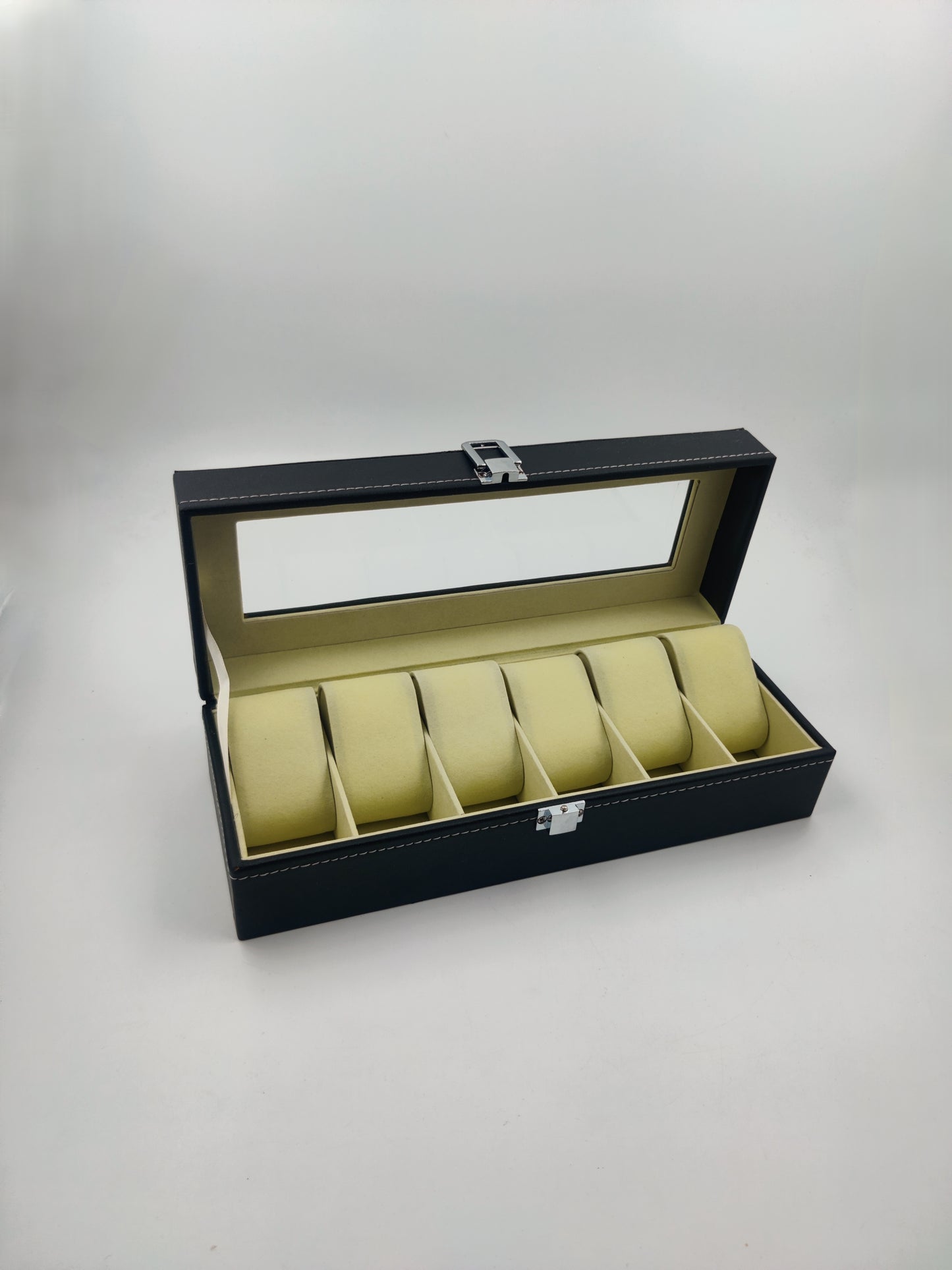 Yellow Colour Cushion Watch Box