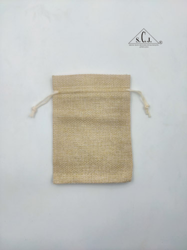 SCJ Jute Pouch – Eco-Friendly Small Jute Bags for Gift, Jewelry, Packaging (10 x 14 cm, 50 pcs)