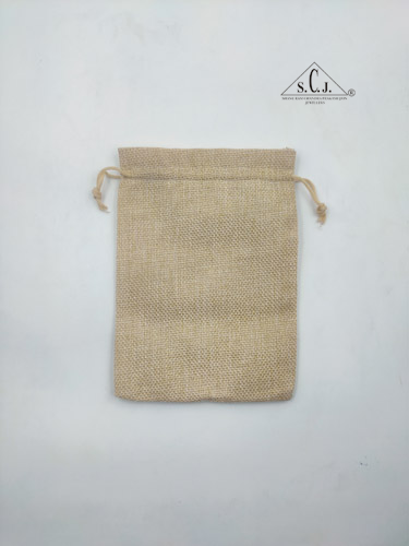 SCJ Jute Pouch – Eco-Friendly Small Jute Bags for Gift, Jewelry, Packaging (13" x 18" Inches, 50 pcs)