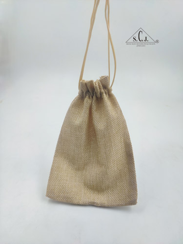 SCJ Jute Pouch – Eco-Friendly Small Jute Bags for Gift, Jewelry, Packaging (13" x 18" Inches, 50 pcs)