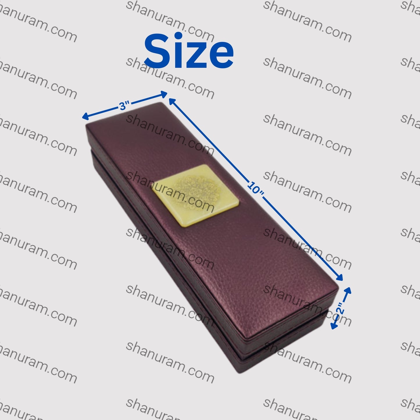 Leather Type Marble Polish Chain LED Light Box