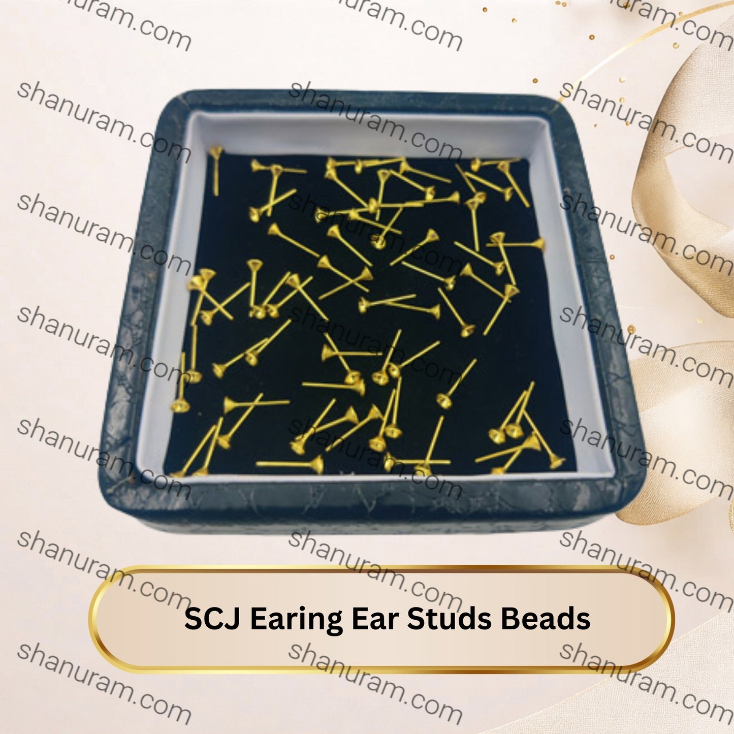 SCJ Earing Ear Studs Beads