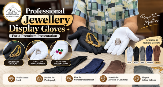Professional Jewellery Display Gloves for Jewellery & Gemstone Presentation
