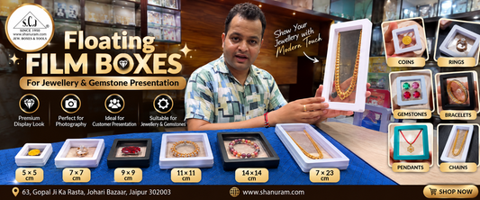 Floating Film Boxes for Jewellery & Gemstone Display | Shanuram