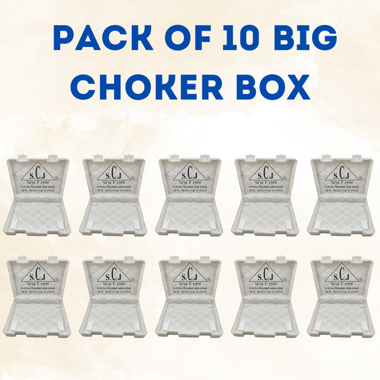 SCJ Big Choker Box – Pack of 10 | Jewellery Storage & Display