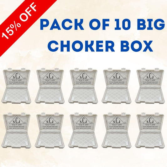 SCJ Big Choker Box – Pack of 10 | Jewellery Storage & Display