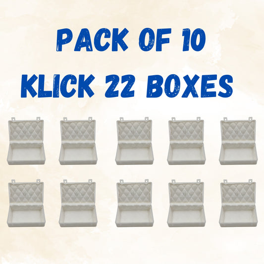 Pack Of 10 - Klick 22 Box - Earring /Small Pendant set