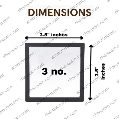 3 No. | Jewelry Protection Film Box Pack of 100 | Film Box | Jelly Membrane Floating Display Case | 9 x 9
