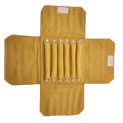 Rust Brown Velvet Rings Folder | Premium Ring Storage Case