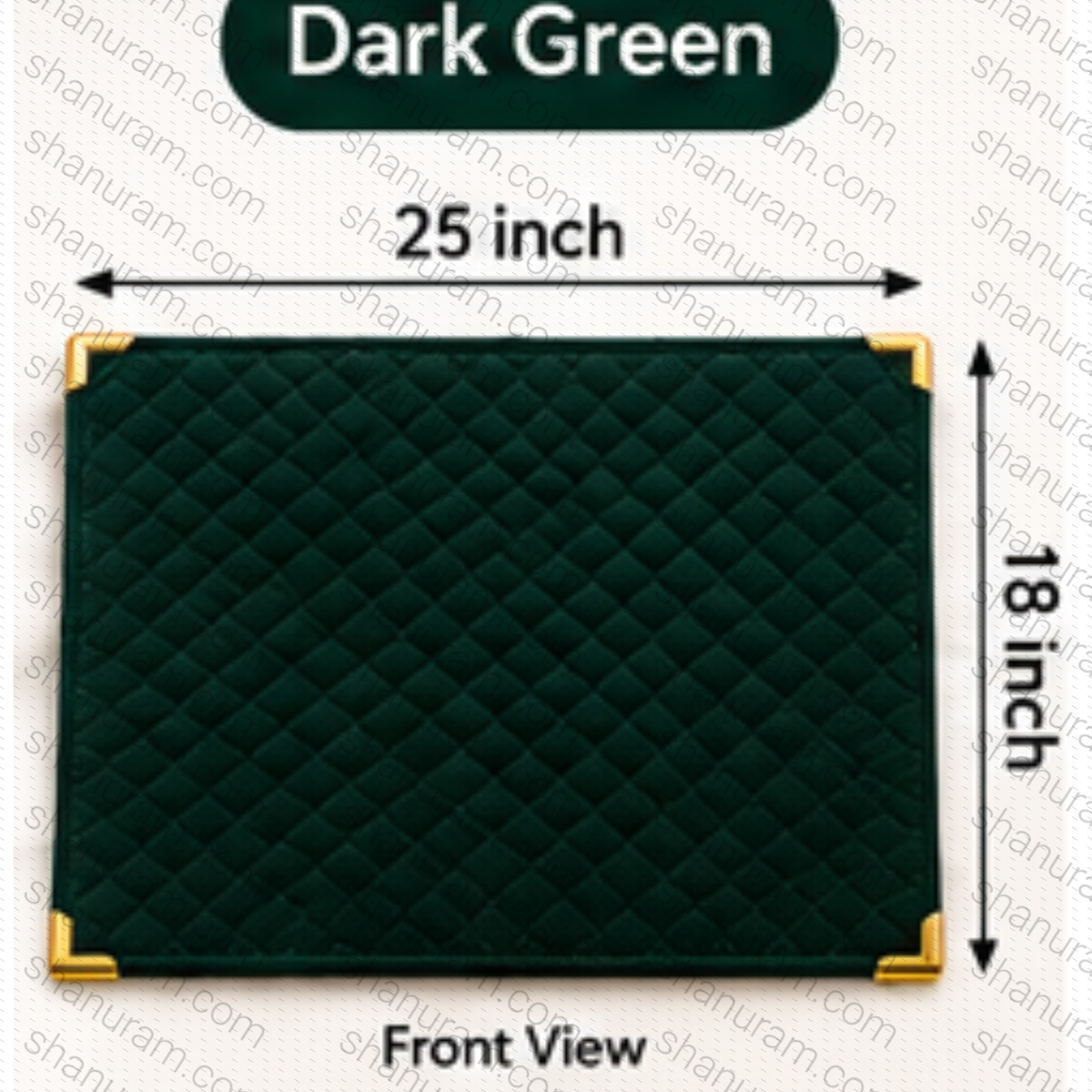 SCJ Premium Suede Jewellery Display Counter Cloth 18 x 25 Inches with Metal Corners | Jewellery & Gemstone Display Mat