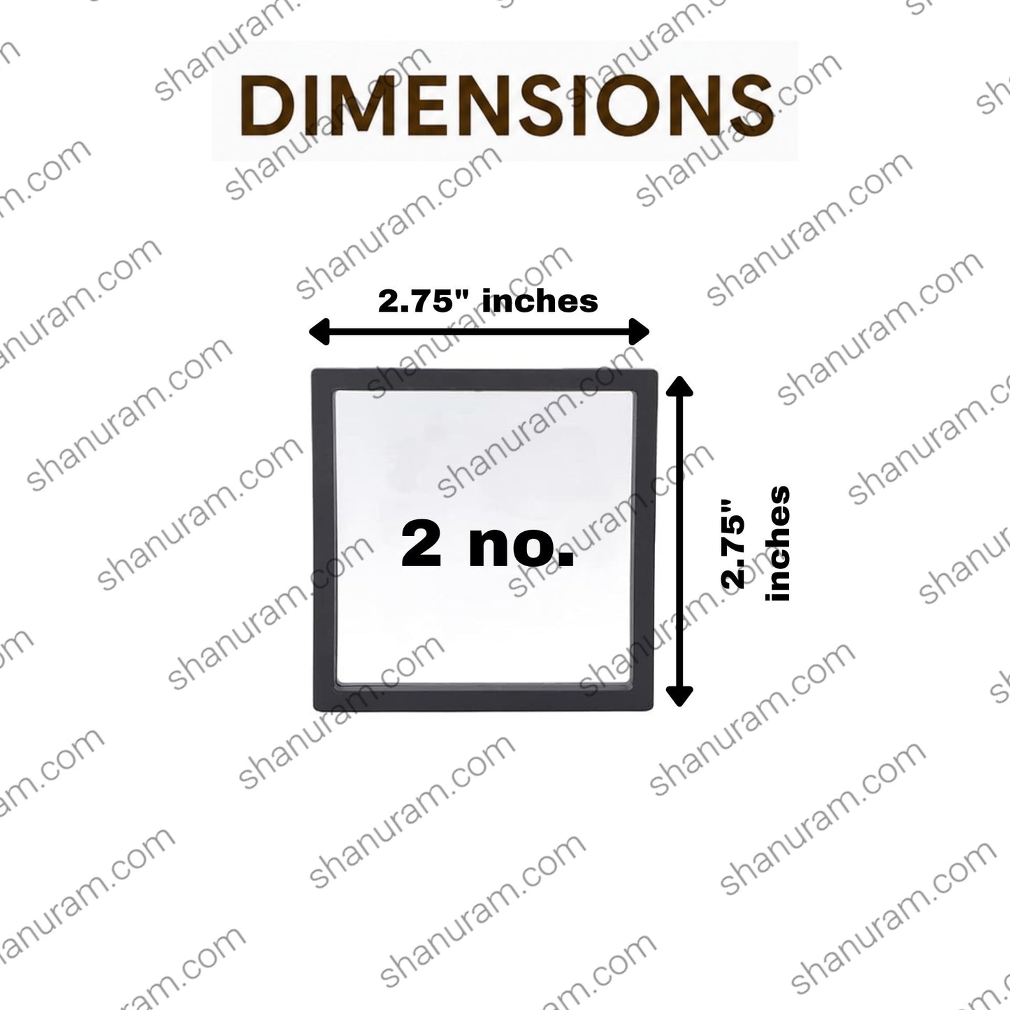 2 No. | Jewelry Protection Film Box Pack of 100 | Film Box | Jelly Membrane Floating Display Case | 7 x 7