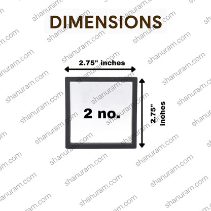 2 No. | Jewelry Protection Film Box Pack of 100 | Film Box | Jelly Membrane Floating Display Case | 7 x 7