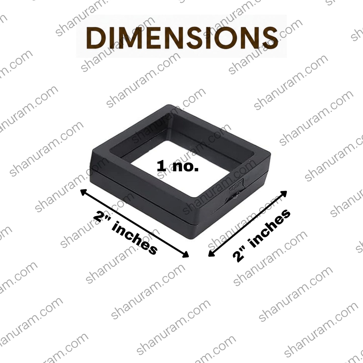 1 No. | Jewelry Protection Film Box Pack of 100 | Film Box | Jelly Membrane Floating Display Case | 5 x 5