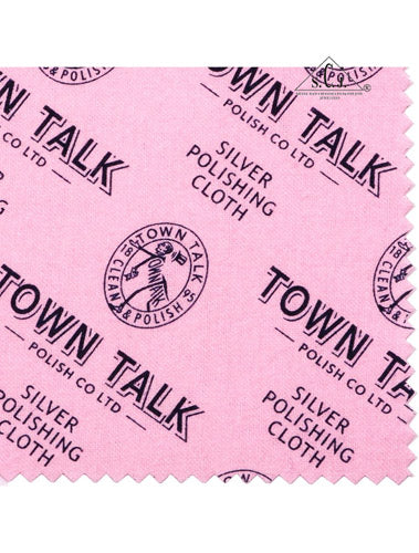 Town Talk Silver Polishing Cloth | Anti-Tarnish Silver Cleaner - 30x45cm