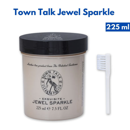 Town Talk Jewel Sparkle Liquid Cleaner | Gold & Precious Stone Jewellery Bath - 225ml