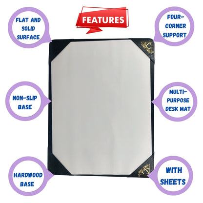 Medium Blotter Full Demy Four Corner Style | Desk Writing Pad | Desk Mat
