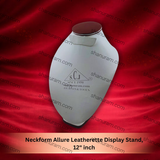 Neckform Allure Leatherette Display Stand, 12" inch