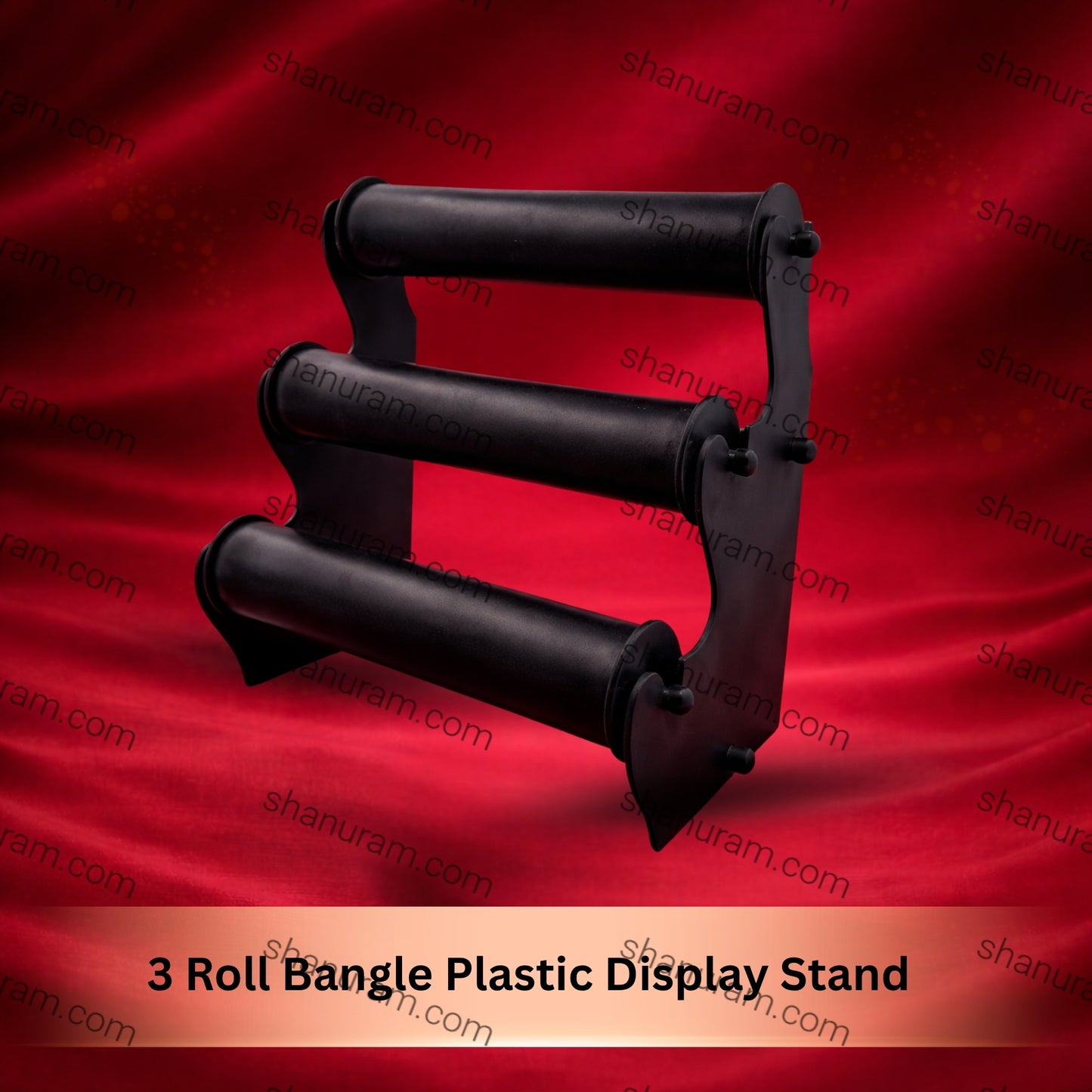 3 Roll Bangle Plastic Display Stand