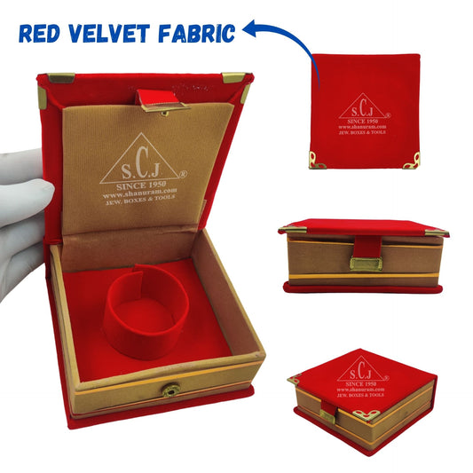 Traditional Velvet Single Bangle Box (NGP) | Bangle Jewellery Box