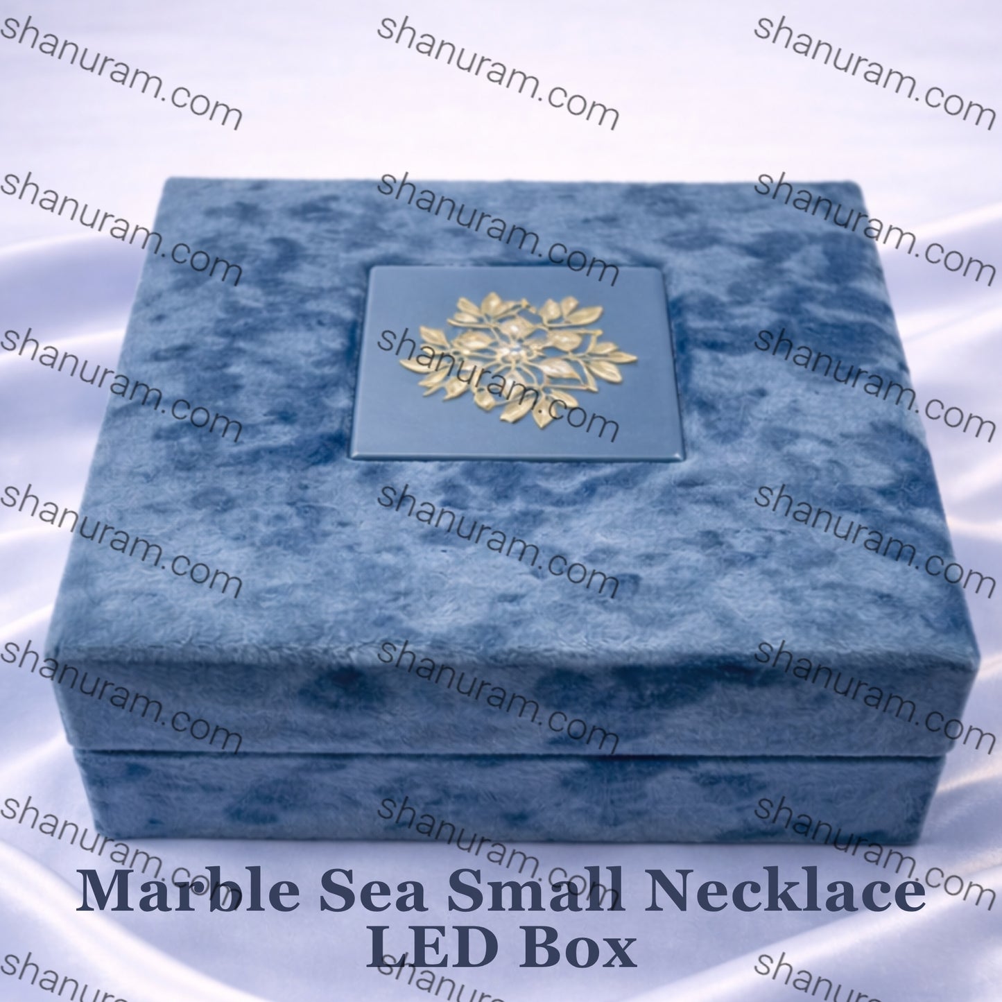 Marble Sea Small Necklace LED Box